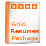 Gold Company Resume Distribution Service Package